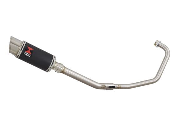 Keeway RKS 125 Sport 2012-2017 Exhaust System 200mm Round Black Stainless Silencer