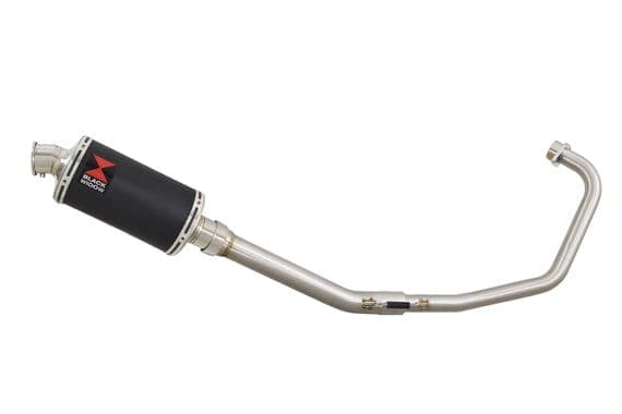 Keeway RKS 125 Sport 2012-2017 Exhaust System 230mm Oval Black Stainless Silencer