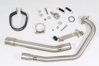 Keeway RKS 125 Sport 2012-2017 Exhaust System 300mm Hexagonal Stainless Silencer