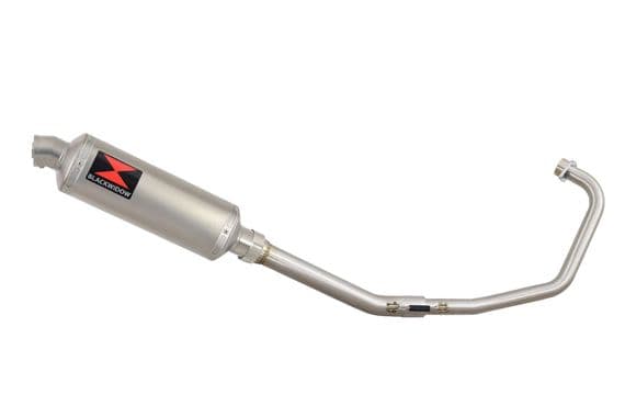 Keeway RKS 125 Sport 2012-2017 Exhaust System 300mm Hexagonal Stainless Silencer