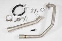 Keeway RKV 125 2012-2017 Exhaust System 200mm Oval Stainless Carbon Tip Silencer