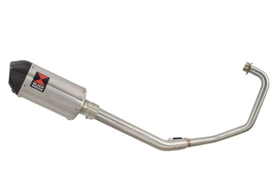 Keeway RKV 125 2012-2017 Exhaust System 200mm Oval Stainless Carbon Tip Silencer
