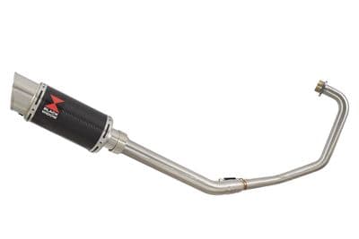 Keeway RKV 125 2012-2017 Exhaust System 200mm Round Carbon Silencer