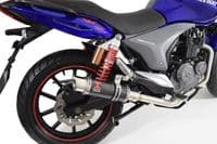 Keeway RKV 125 2012-2017 Exhaust System 230mm GP Round Carbon Silencer
