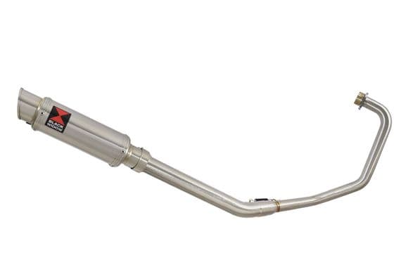 Keeway RKV 125 2012-2017 Exhaust System 230mm GP Round Stainless Silencer