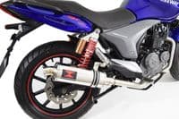 Keeway RKV 125 2012-2017 Exhaust System 300mm Round Stainless Silencer