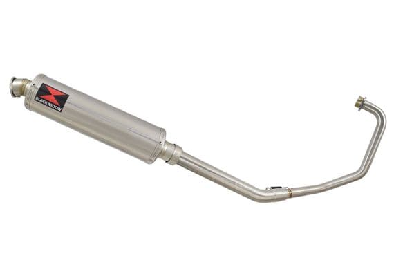 Keeway RKV 125 2012-2017 Exhaust System 400mm Round Stainless Silencer