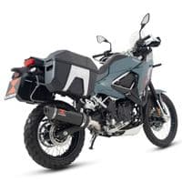 KLE 500 / SE 2026 with Panniers Exhaust Link Pipe 400 mm Oval Silencer BC40V