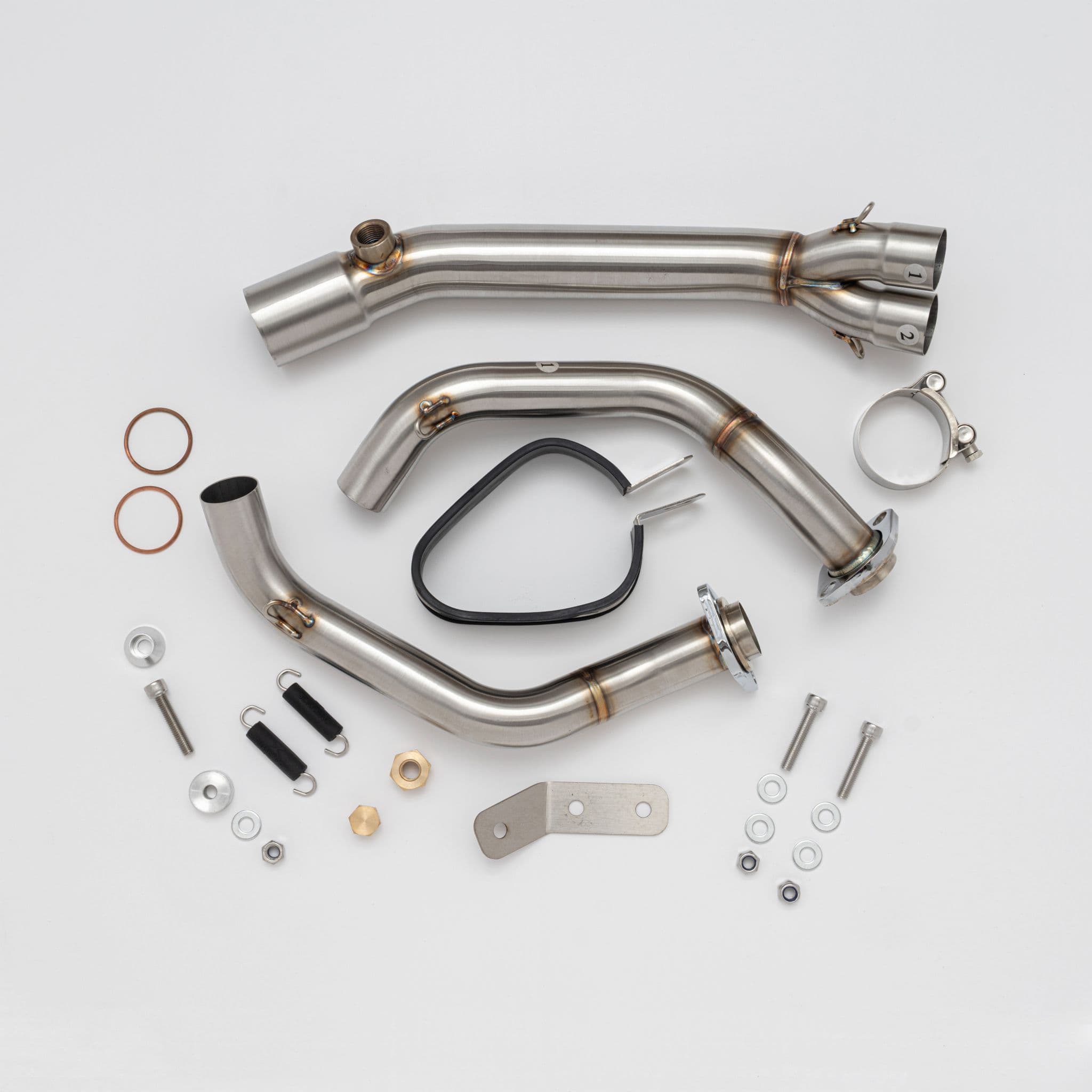 KLE 650 VERSYS 2007-2014 De Cat Exhaust System 300mm Tri Oval