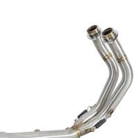 KLE 650 VERSYS 2022 - 2025 De Cat Full Exhaust System 230 mm Round Blue Tip Carbon Silencer