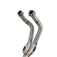 KLE 650 VERSYS 2022 - 2025 De Cat Full Exhaust System 230 mm Round Blue Tip Carbon Silencer