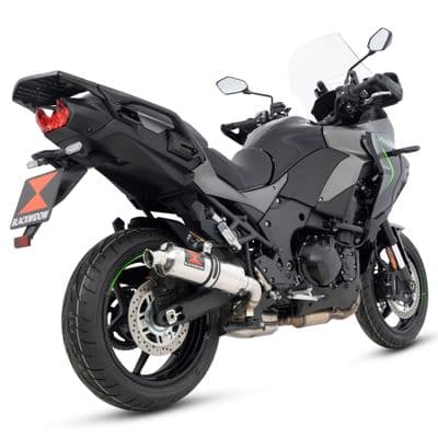 KLZ Versys 1100 2025 - 2026 Exhaust Silencer 300mm Round  Stainless Steel