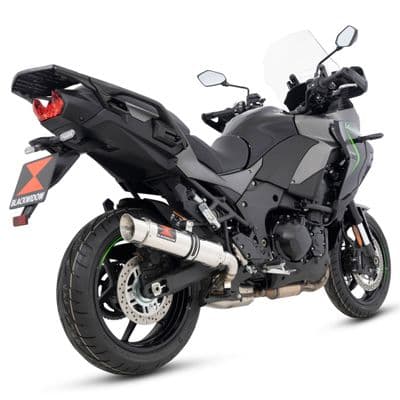 KLZ Versys 1100 2025 - 2026 Exhaust Silencer 360mm Round GP Stainless Steel