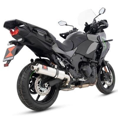 KLZ Versys 1100 2025 - 2026 Exhaust Silencer 400mm Oval Stainless Steel