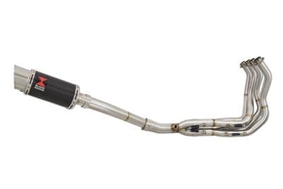 KLZ1000 Versys 12-18 De Cat Exhaust System 200mm Round Carbon Silencer