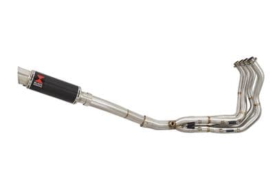 KLZ1000 Versys 12-18 De Cat Exhaust System 230mm GP Round Carbon Silencer