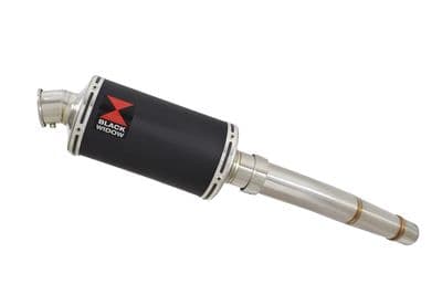 KLZ1000 Versys 12-18 Exhaust Silencer 230mm Oval Black Stainless