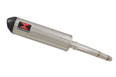 KLZ1000 Versys 12-18 Exhaust Silencer 400mm Oval Stainless Carbon Tip