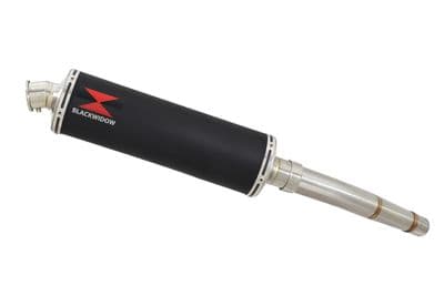 KLZ1000 Versys 12-18 Exhaust Silencer 400mm Round Black Stainless