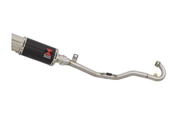 Kreidler Supermoto 125 DD 2008-2016 Exhaust System + 200mm Round Carbon Silencer
