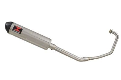 KSR Code X 125 2012-2019 Exhaust System 400mm Oval Stainless Carbon Tip Silencer
