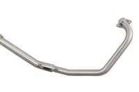 KSR Moto Worx 125 2012-2016 Exhaust System 230mm GP Round Black Stainless Silencer