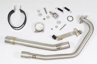 KSR Moto Worx 125 2012-2016 Exhaust System 230mm Oval Stainless Silencer