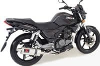 KSR Moto Worx 125 2012-2016 Exhaust System 300mm Oval Stainless Silencer