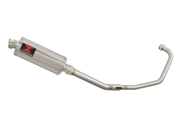 KSR Moto Worx 125 2012-2016 Exhaust System 300mm Oval Stainless Silencer