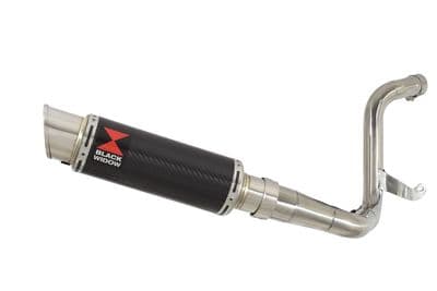 KTM 125 Duke 2011-2016 De Cat Exhaust Silencer Kit + 230mm Round GP Style Carbon