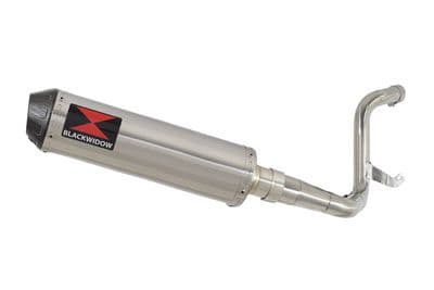KTM 125 Duke 2011-2016 De Cat Exhaust Silencer Kit  + 370mm Round Stainless Carbon