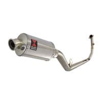 KTM 125 Duke 2024 - 2025 Exhaust System 230 mm Oval Stainless Silencer
