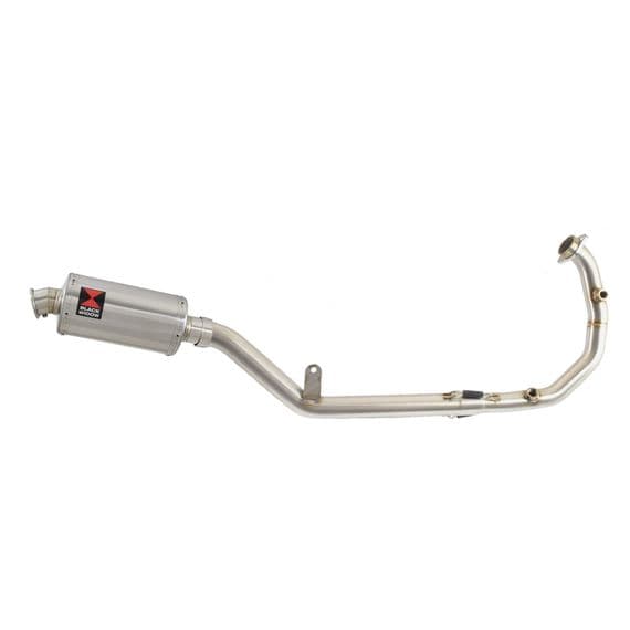 KTM 125 Duke 2024 - 2025 Exhaust System 230 mm Oval Stainless Silencer