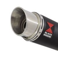 KTM 125 Duke 2024 Exhaust System 200 mm Round Stainless Black Silencer