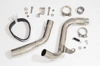 KTM 200 Duke 2011-2016 De Cat Exhaust Silencer Kit + 300mm Tri Oval Stainless Carbon Tip