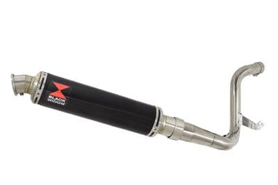 KTM 200 Duke 2011-2016 De Cat Exhaust Silencer Kit + 350mm Round Black Stainless