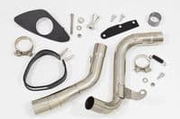 KTM 200 Duke 2011-2016 De Cat Exhaust Silencer Kit + 350mm Tri Oval Stainless Carbon Tip