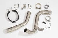 KTM 200 Duke 2011-2016 De Cat Exhaust Silencer Kit + 400mm Oval Stainless Carbon Tip