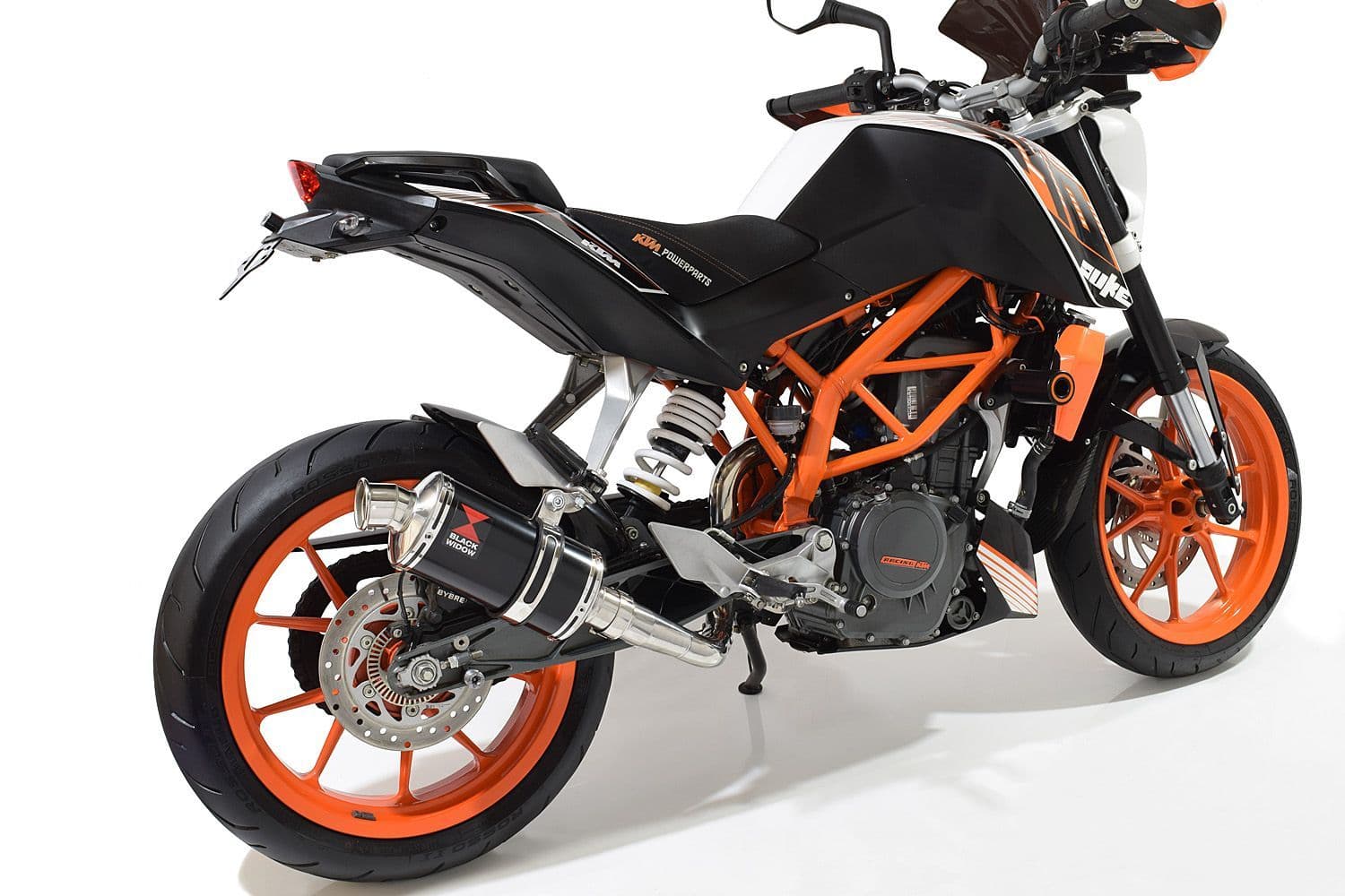 M KTM 390 Duke 2013-2016 De Cat Exhaust Silencer Kit 230mm Oval