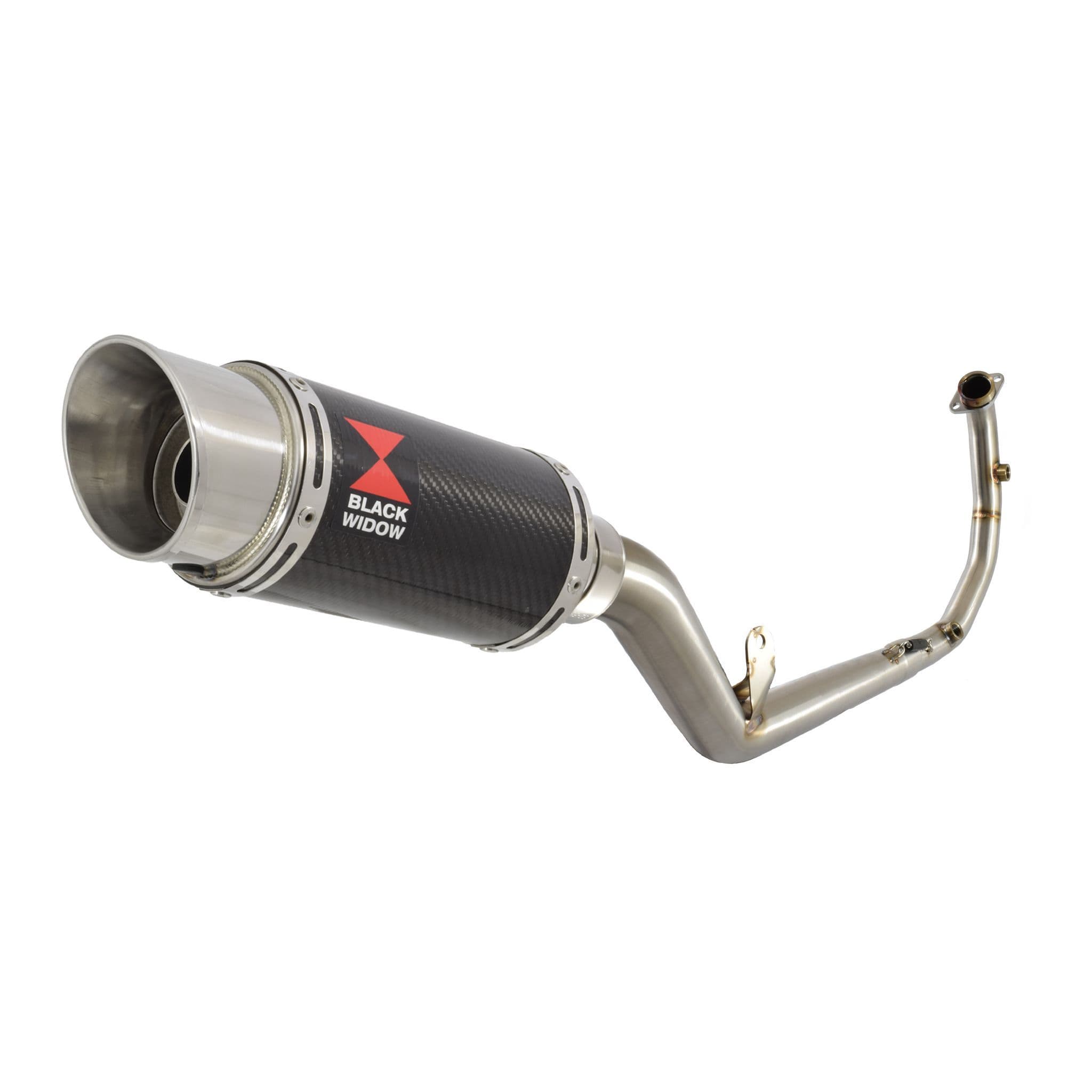 r KTM 390 Duke 2024 - 2025 Exhaust System 200mm Round Carbon