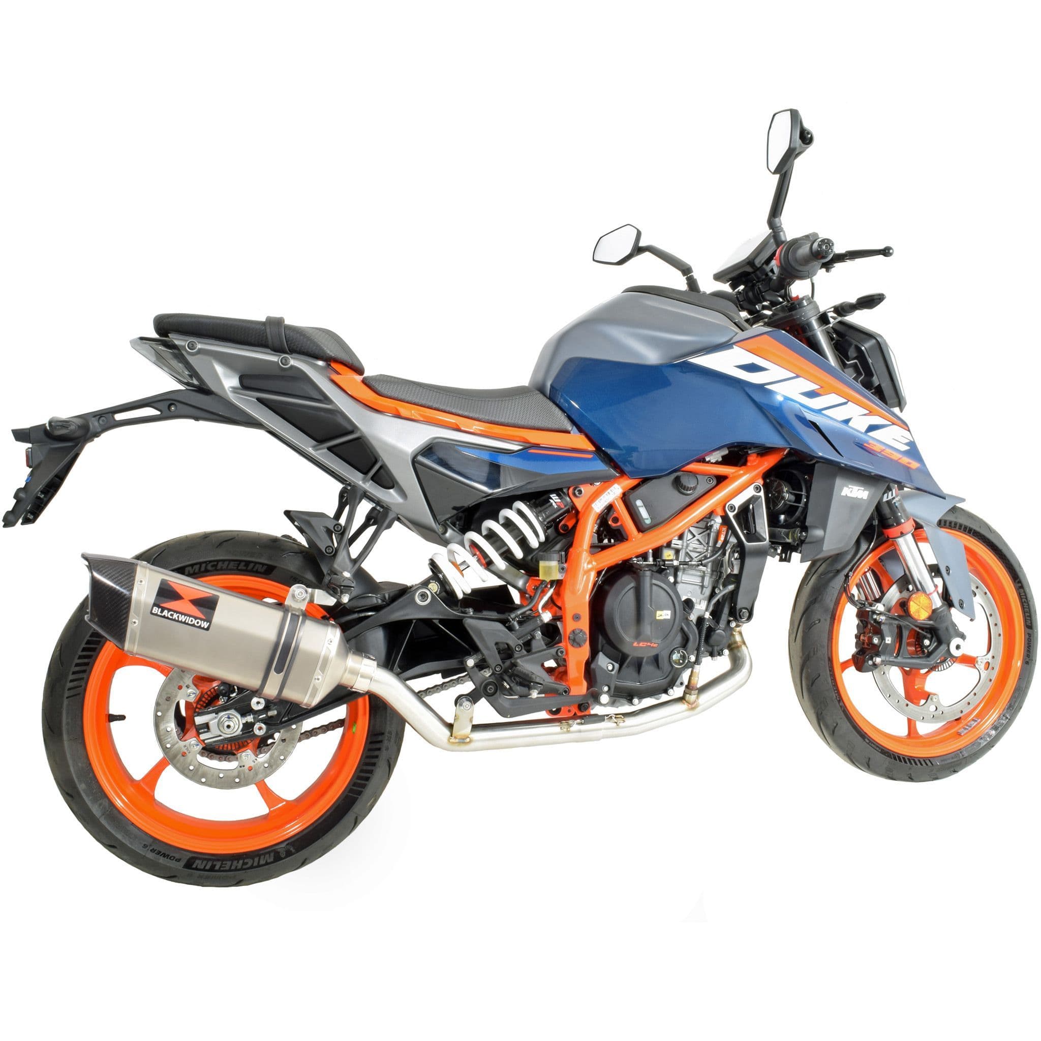 KTM 390 Duke 2024 - 2025 Exhaust System 300mm Hexagonal Stainless