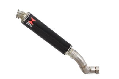 KTM 690 Duke 2012-2019 Exhaust Silencer 350mm Round Black Stainless