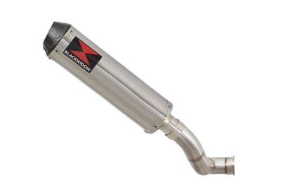 KTM 690 Duke 2012-2019 Exhaust Silencer 370mm Round Stainless Carbon Tip