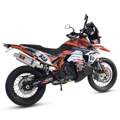 KTM 790 Adventure 2019 - 2026 Exhaust Silencer 300mm Oval Stainless