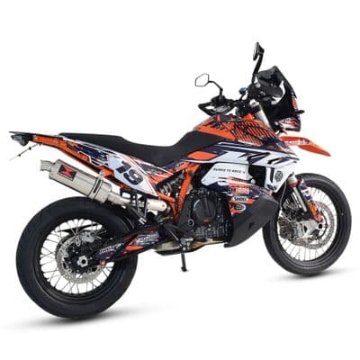 KTM 790 Adventure 2019 - 2026 Exhaust Silencer 300mm Round Stainless