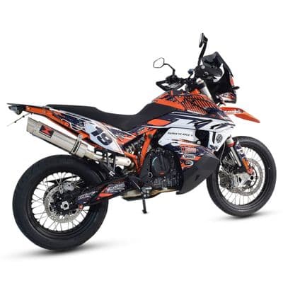 KTM 790 Adventure 2019 - 2026 Exhaust Silencer 360mm GP Round Stainless