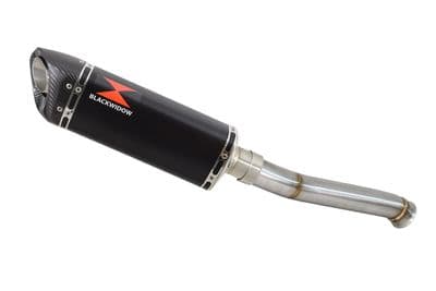 KTM 790 Adventure R 2019 - 2024 Exhaust Silencer 300mm Tri Oval Black Stainless Carbon Tip