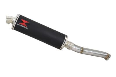 KTM 790 Adventure R 2019 - 2024 Exhaust Silencer 400mm Oval Black Stainless