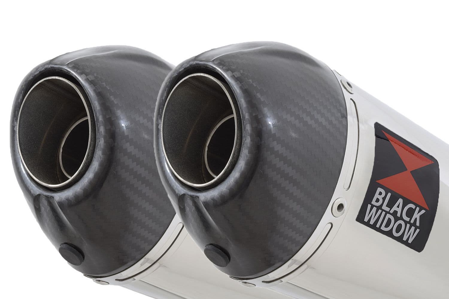 @ KTM 790 Duke 2018 - 2024 200mm Oval Stainless Carbon Tip