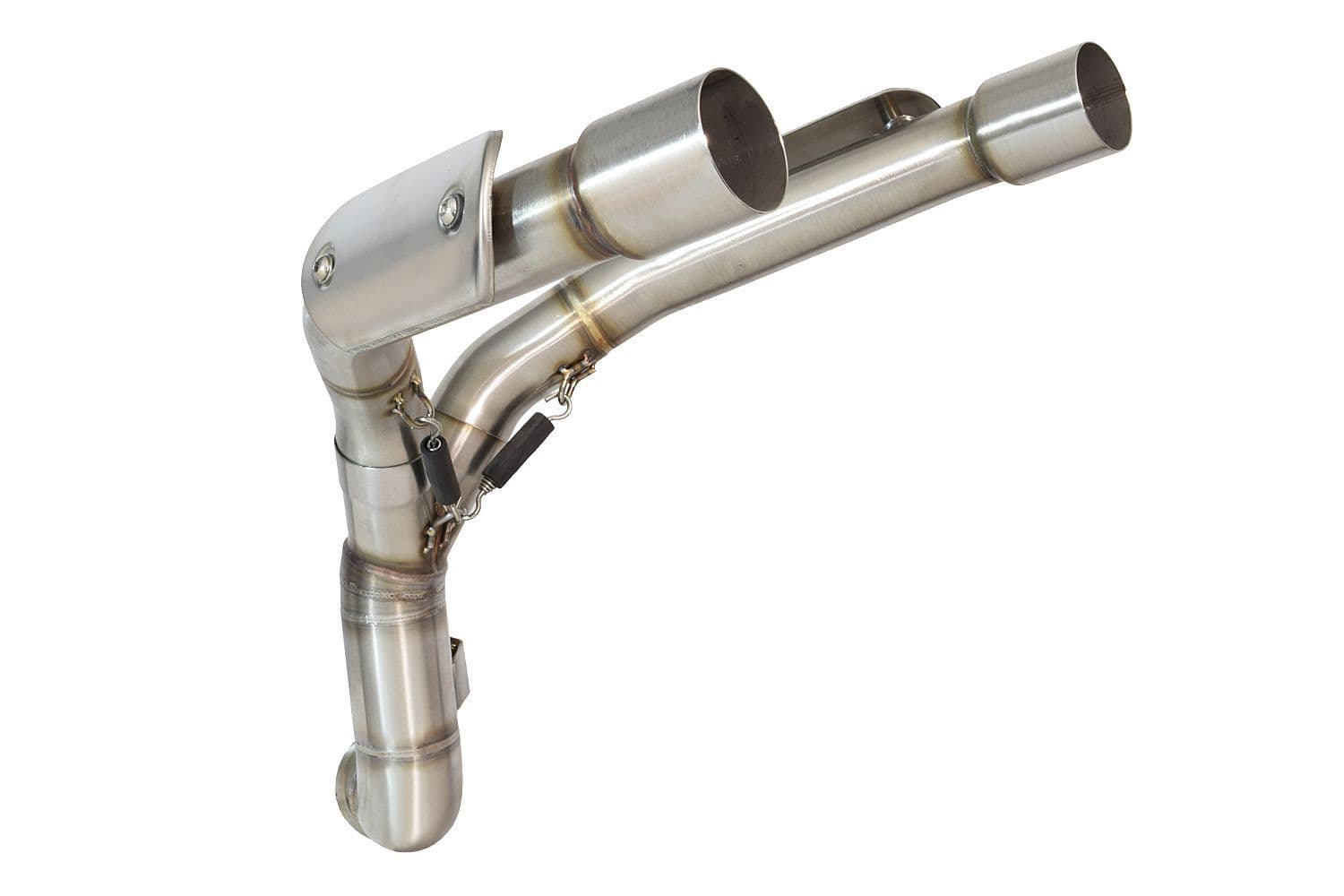 KTM 790 Duke 2018 - 2024 200mm Round Blue Tip Stainless Silencers